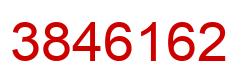 Number 3846162 red image
