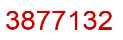 Número 3877132 imagen rojo