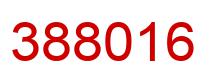 Number 388016 red image