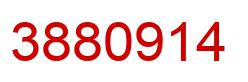 Number 3880914 red image