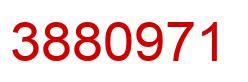 Number 3880971 red image