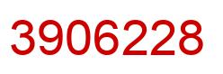 Número 3906228 imagen rojo