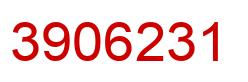 Número 3906231 imagen rojo
