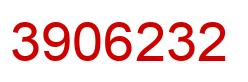 Número 3906232 imagen rojo