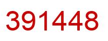 Number 391448 red image