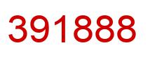 Number 391888 red image