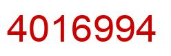 Number 4016994 red image