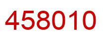 Number 458010 red image