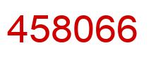 Number 458066 red image