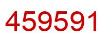 Number 459591 red image