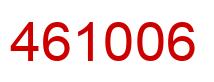 Número 461006 imagen rojo