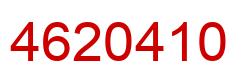 Number 4620410 red image