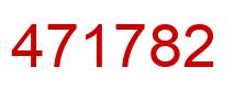 Number 471782 red image