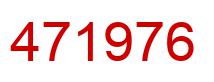 Number 471976 red image