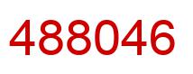 Number 488046 red image