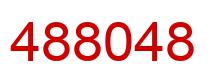 Number 488048 red image