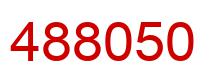 Number 488050 red image
