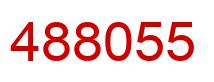Number 488055 red image