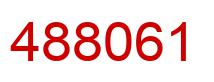 Number 488061 red image