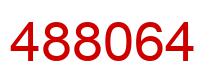 Number 488064 red image