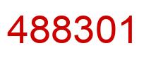 Number 488301 red image
