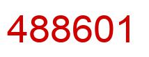 Number 488601 red image
