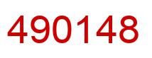 Number 490148 red image
