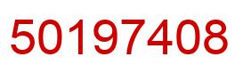 Number 50197408 red image