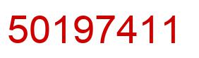 Number 50197411 red image