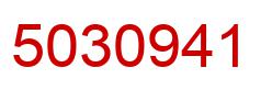 Number 5030941 red image