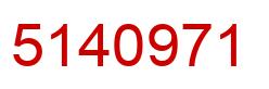 Número 5140971 imagen rojo