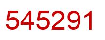 Number 545291 red image