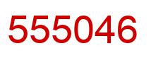 Number 555046 red image