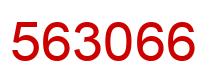 Número 563066 imagen rojo