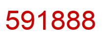 Number 591888 red image