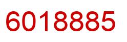 Number 6018885 red image