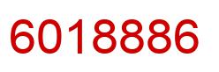 Number 6018886 red image