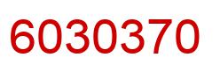 Number 6030370 red image