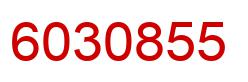 Number 6030855 red image