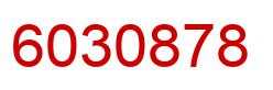 Number 6030878 red image