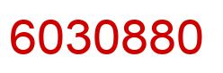 Number 6030880 red image