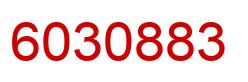 Number 6030883 red image
