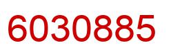 Number 6030885 red image