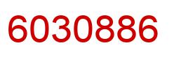 Number 6030886 red image