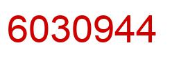 Number 6030944 red image