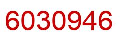 Number 6030946 red image