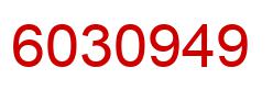 Number 6030949 red image