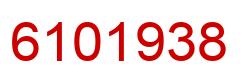 Number 6101938 red image