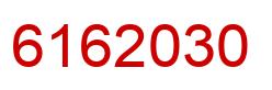 Number 6162030 red image