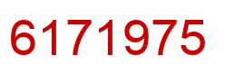 Number 6171975 red image